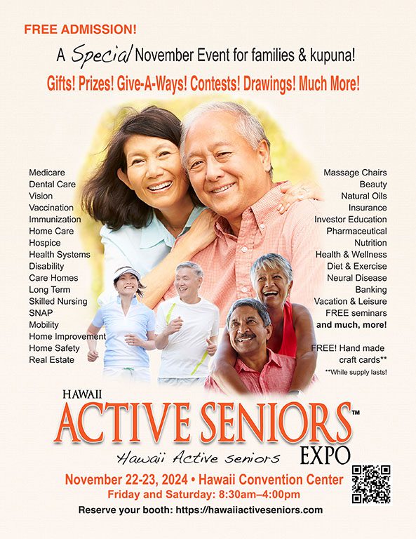 hawaii active seniors poster